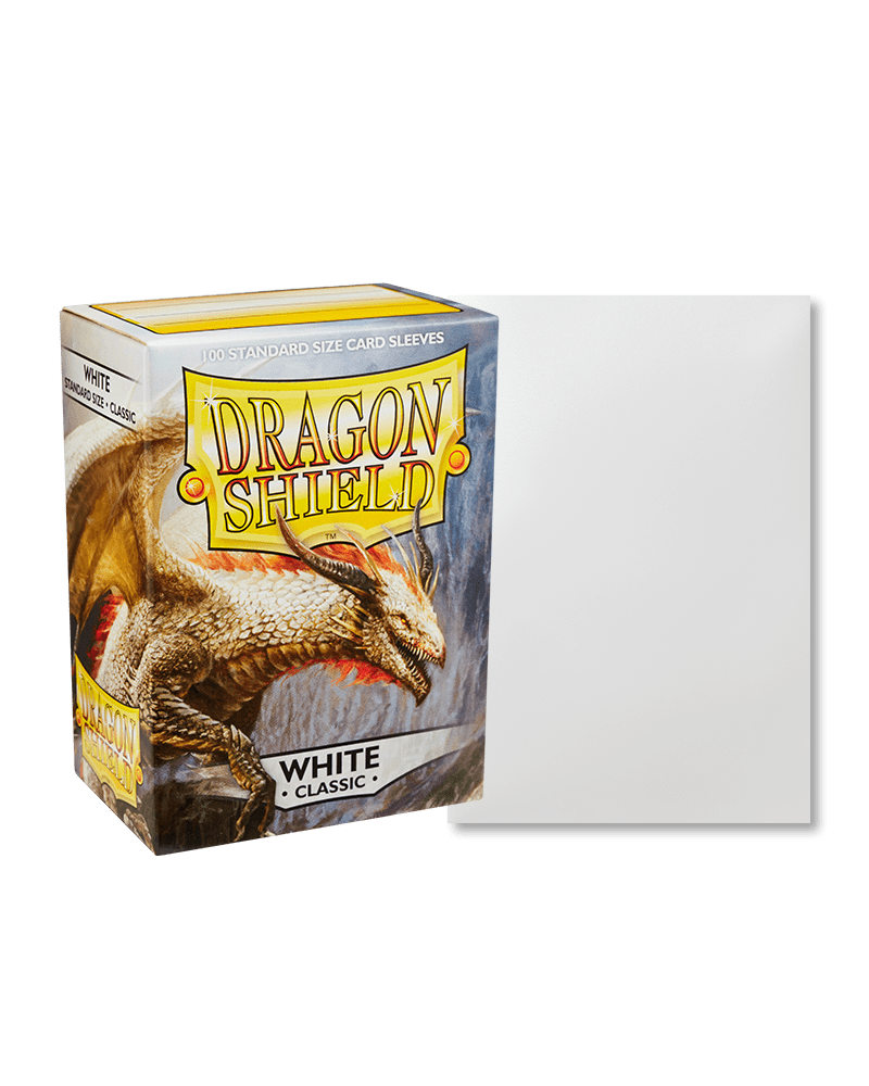 Bustine Protettive Dragon Shield - White - Classic Sleeves - Standard Size Immagine principale del prodotto