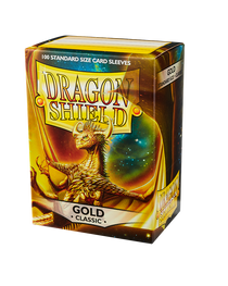mint Bustine Protettive Dragon Shield - Gold - Classic Sleeves - Standard Size
