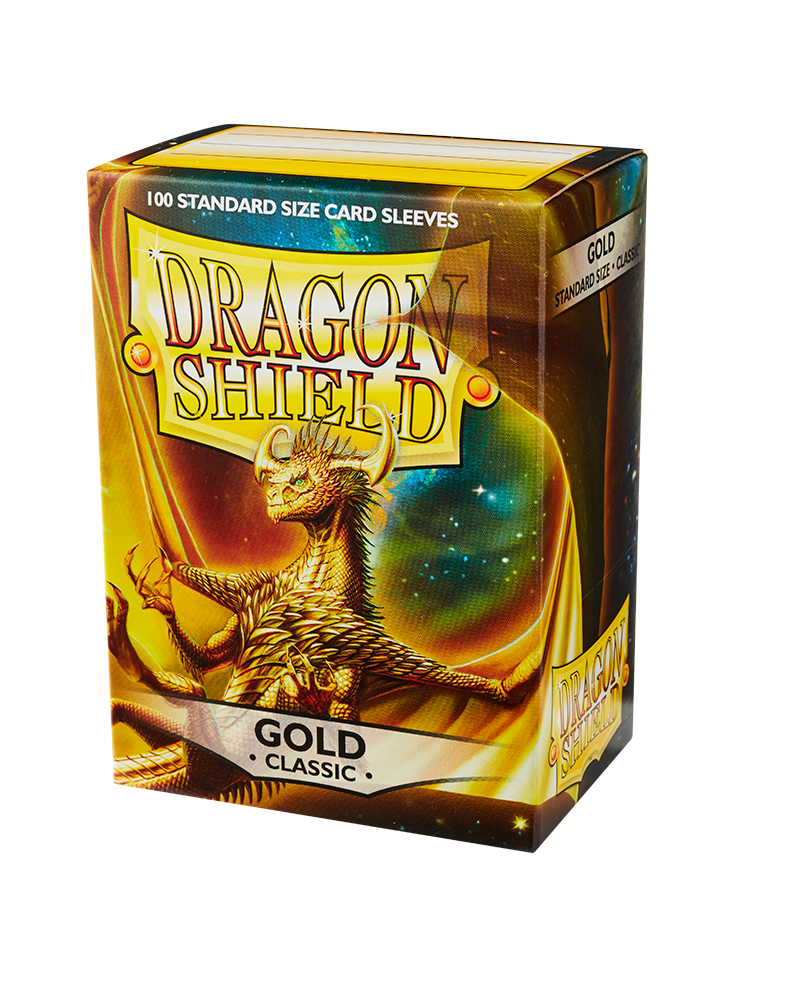 mint Bustine Protettive Dragon Shield - Gold - Classic Sleeves - Standard Size
