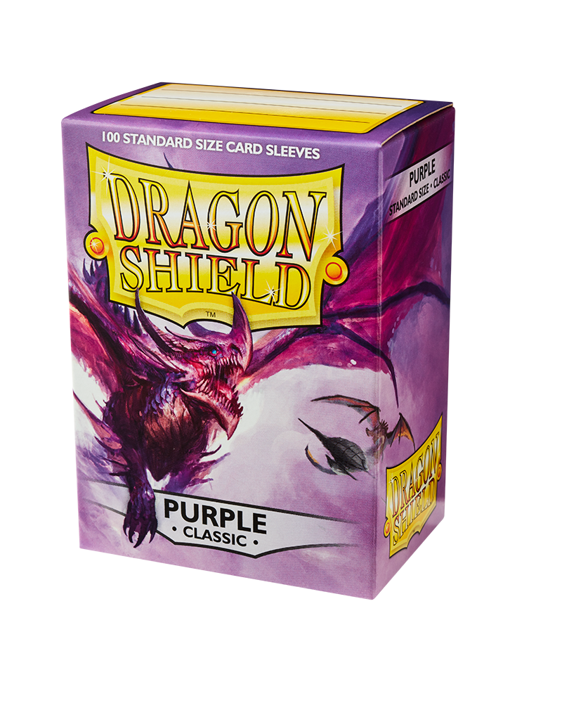 Bustine Protettive Dragon Shield - Purple - Classic Sleeves - Standard Size