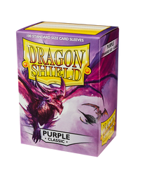 Bustine Protettive Dragon Shield - Purple - Classic Sleeves - Standard Size