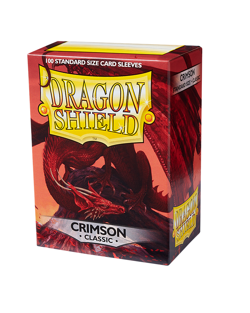 mint Bustine Protettive Dragon Shield - Crimson - Classic Sleeves - Standard Size