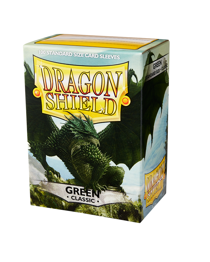 mint Bustine Protettive Dragon Shield - Green - Classic Sleeves - Standard Size