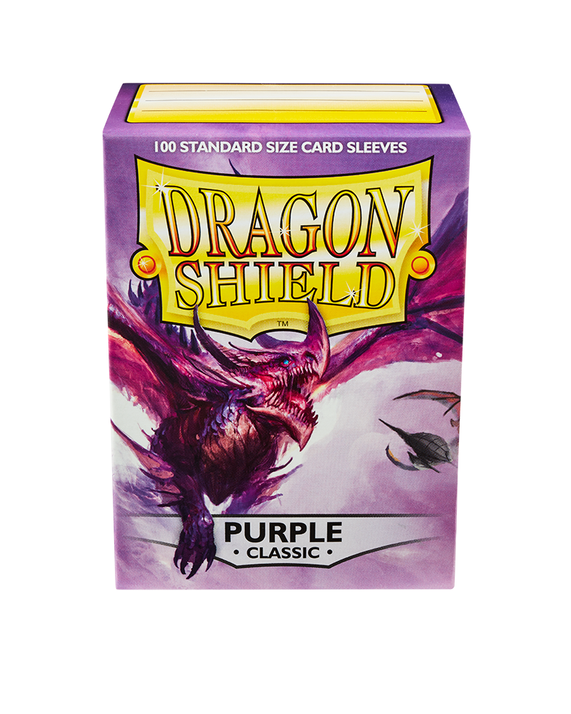 Bustine Protettive Dragon Shield - Purple - Classic Sleeves - Standard Size