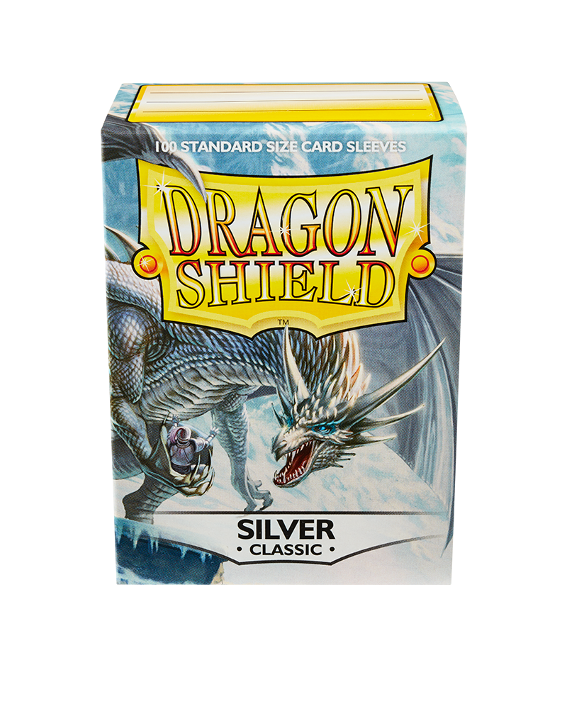 Bustine Protettive Dragon Shield - Silver - Classic Sleeves - Standard Size