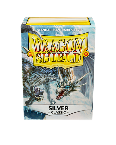 Bustine Protettive Dragon Shield - Silver - Classic Sleeves - Standard Size