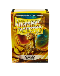 mint Bustine Protettive Dragon Shield - Gold - Classic Sleeves - Standard Size