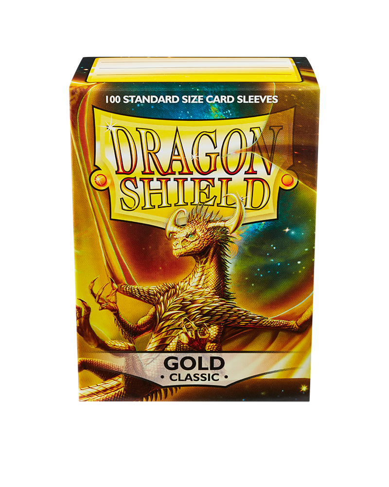 mint Bustine Protettive Dragon Shield - Gold - Classic Sleeves - Standard Size