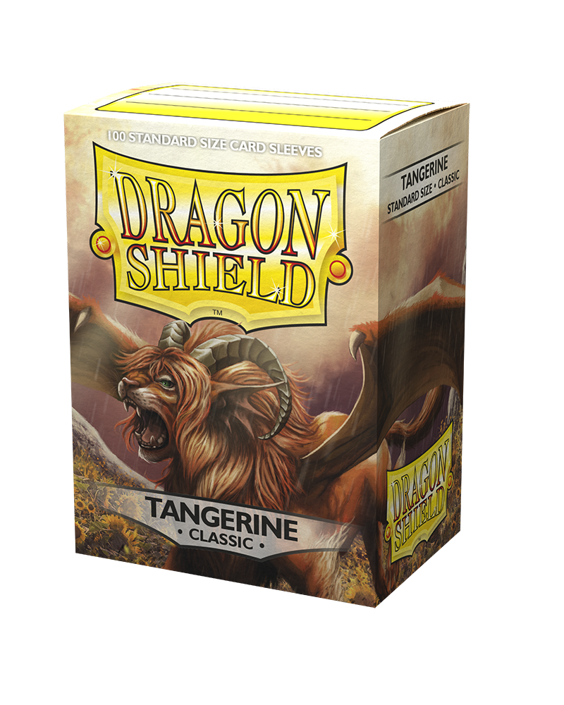 Bustine Protettive Dragon Shield - Tangerine - Classic Sleeves - Standard Size