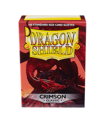 mint Bustine Protettive Dragon Shield - Crimson - Classic Sleeves - Standard Size