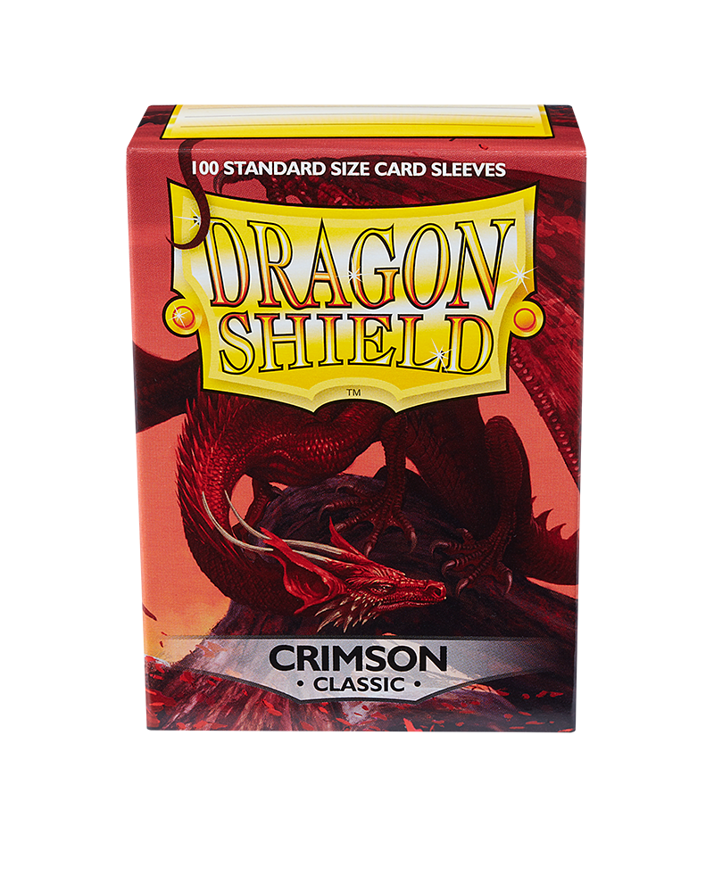 mint Bustine Protettive Dragon Shield - Crimson - Classic Sleeves - Standard Size