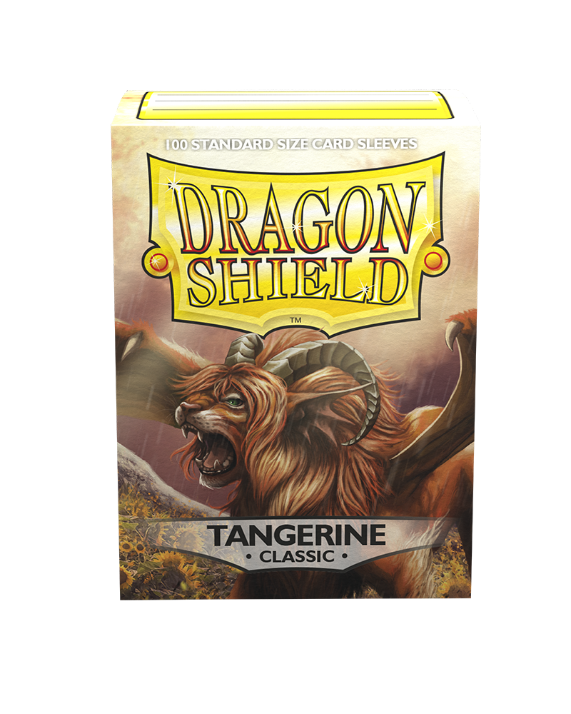 Bustine Protettive Dragon Shield - Tangerine - Classic Sleeves - Standard Size