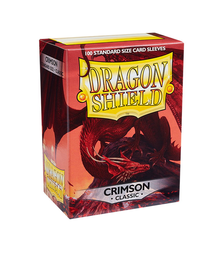 mint Bustine Protettive Dragon Shield - Crimson - Classic Sleeves - Standard Size