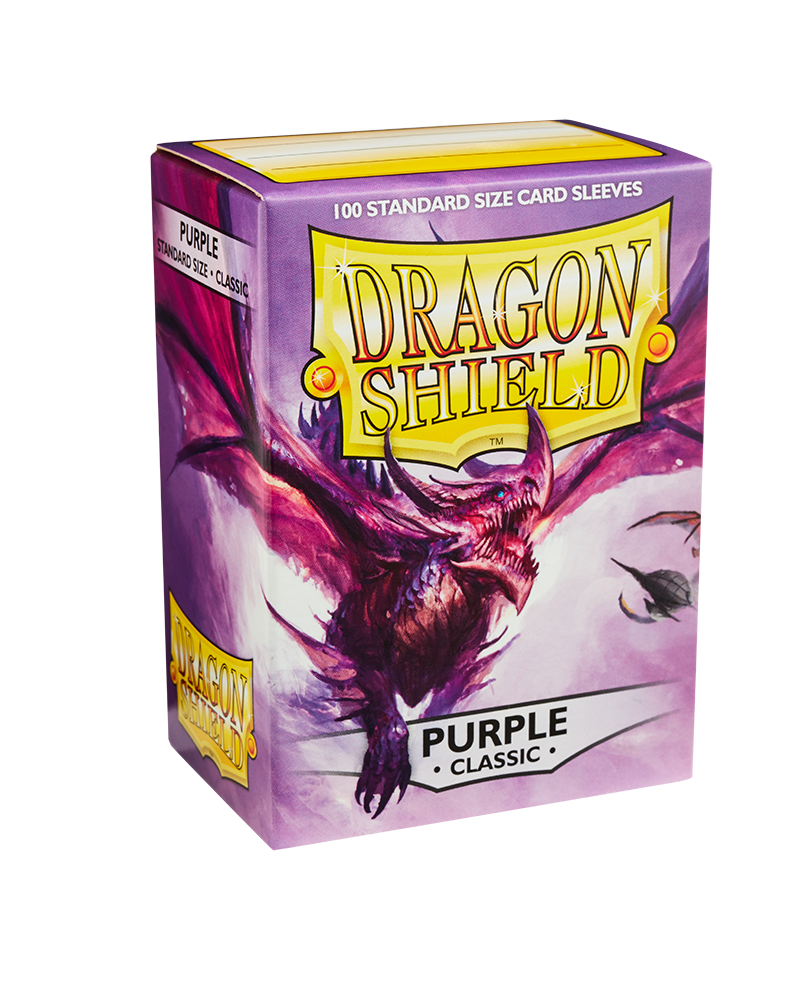 Bustine Protettive Dragon Shield - Purple - Classic Sleeves - Standard Size