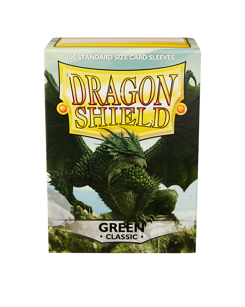 mint Bustine Protettive Dragon Shield - Green - Classic Sleeves - Standard Size