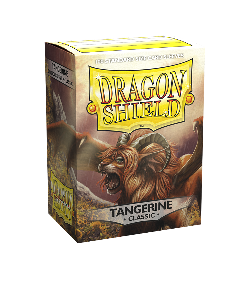 Bustine Protettive Dragon Shield - Tangerine - Classic Sleeves - Standard Size