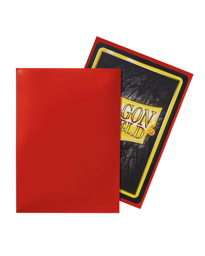 Bustine Protettive Lisce Dragon Shield Rosso Cremisi - Standard Size Immagine secondaria del prodotto
