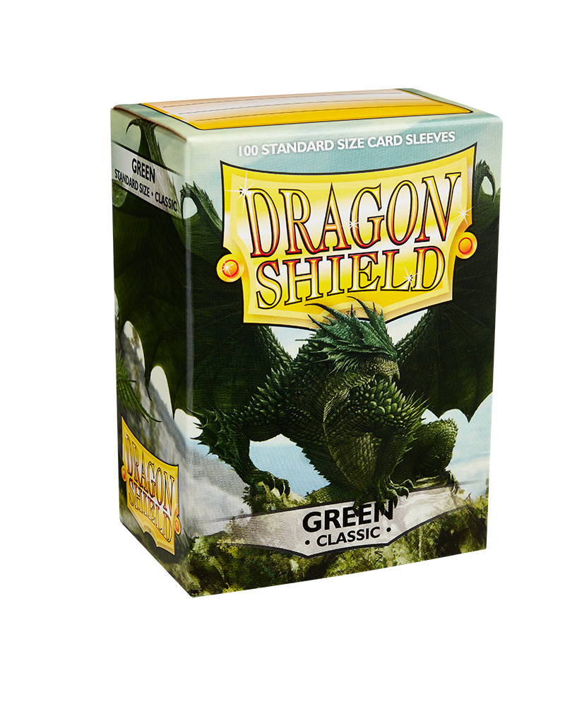 mint Bustine Protettive Dragon Shield - Green - Classic Sleeves - Standard Size