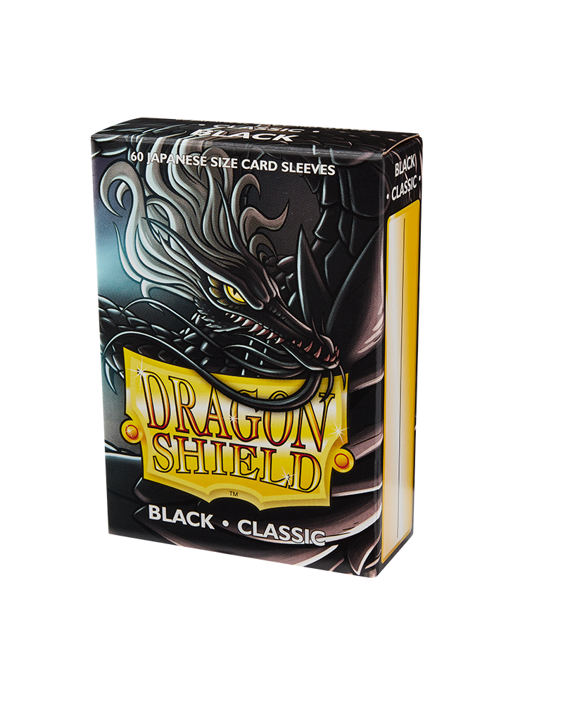 Bustine Protettive Dragon Shield - Black - Classic Sleeves - Japanese Size