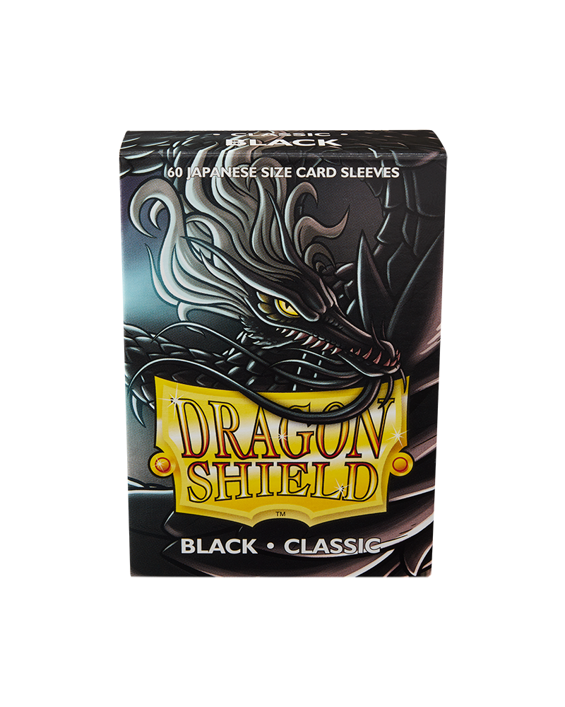 Bustine Protettive Dragon Shield - Black - Classic Sleeves - Japanese Size