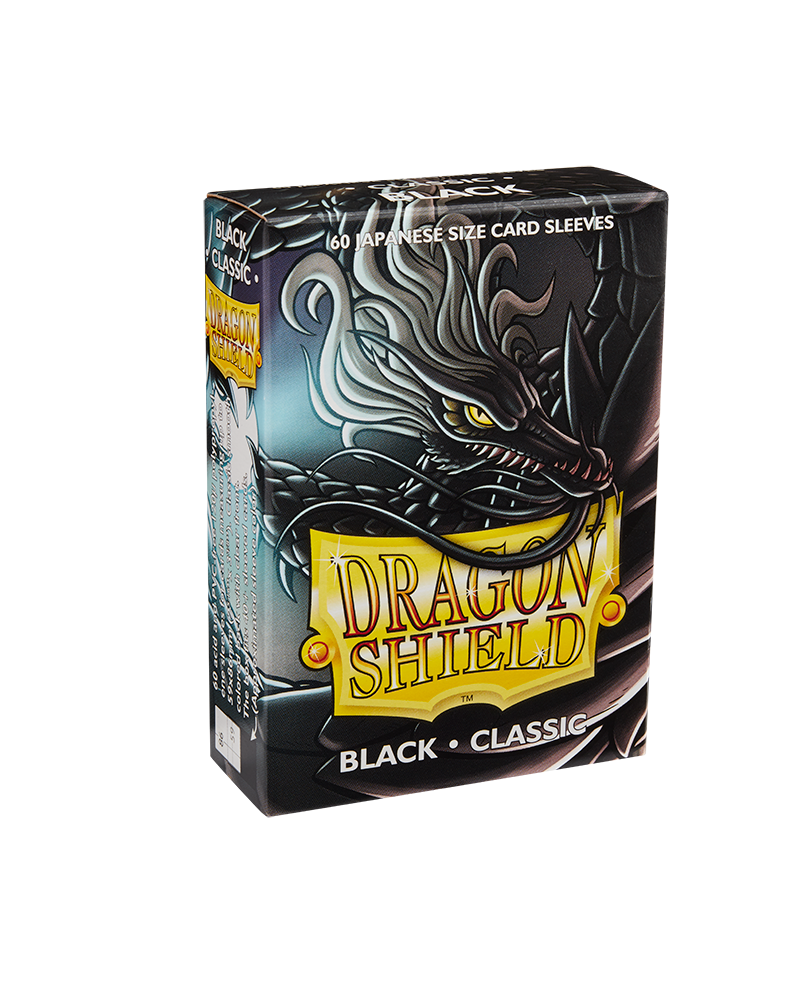 Bustine Protettive Dragon Shield - Black - Classic Sleeves - Japanese Size