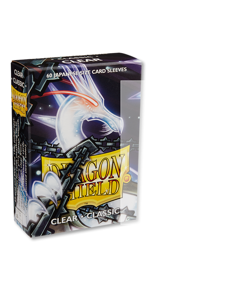 Bustine Protettive Dragon Shield - Clear - Classic Sleeves - Japanese Size Immagine principale del prodotto