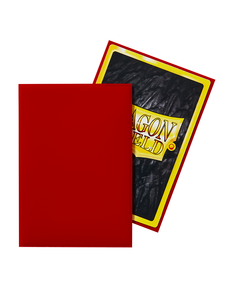 Bustine Protettive Lisce Dragon Shield Rosso Cremisi - Japanese Size Immagine secondaria del prodotto