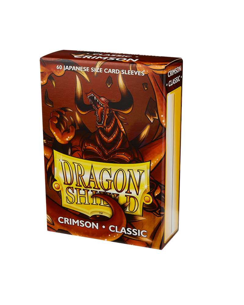 Bustine Protettive Dragon Shield - Crimson - Classic Sleeves - Japanese Size