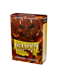 Bustine Protettive Dragon Shield - Crimson - Classic Sleeves - Japanese Size