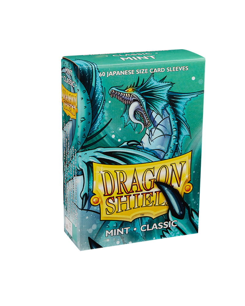 Bustine Protettive Dragon Shield - Mint - Classic Sleeves - Japanese Size