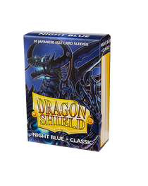 Bustine Protettive Dragon Shield - Night Blue - Classic Sleeves - Japanese Size