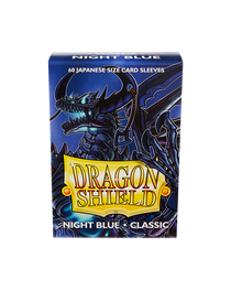Bustine Protettive Dragon Shield - Night Blue - Classic Sleeves - Japanese Size