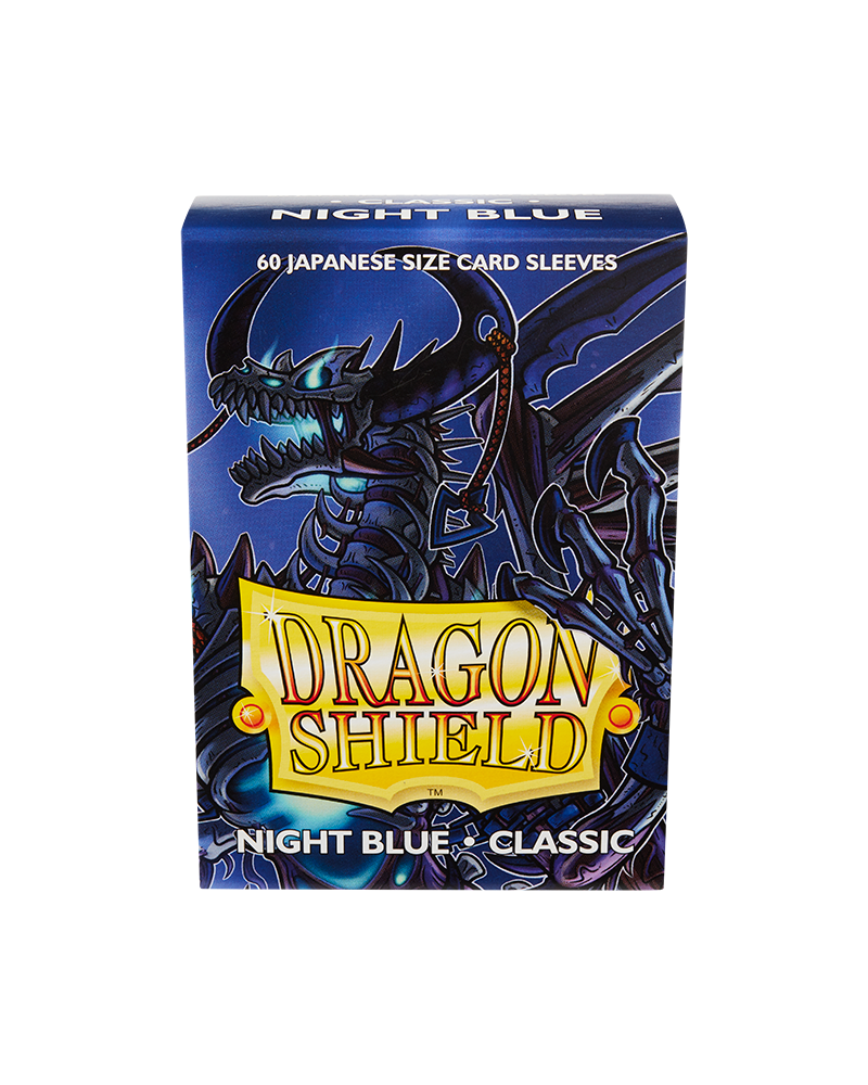 Bustine Protettive Dragon Shield - Night Blue - Classic Sleeves - Japanese Size