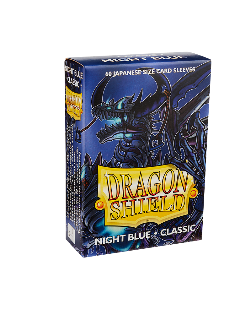 Bustine Protettive Dragon Shield - Night Blue - Classic Sleeves - Japanese Size