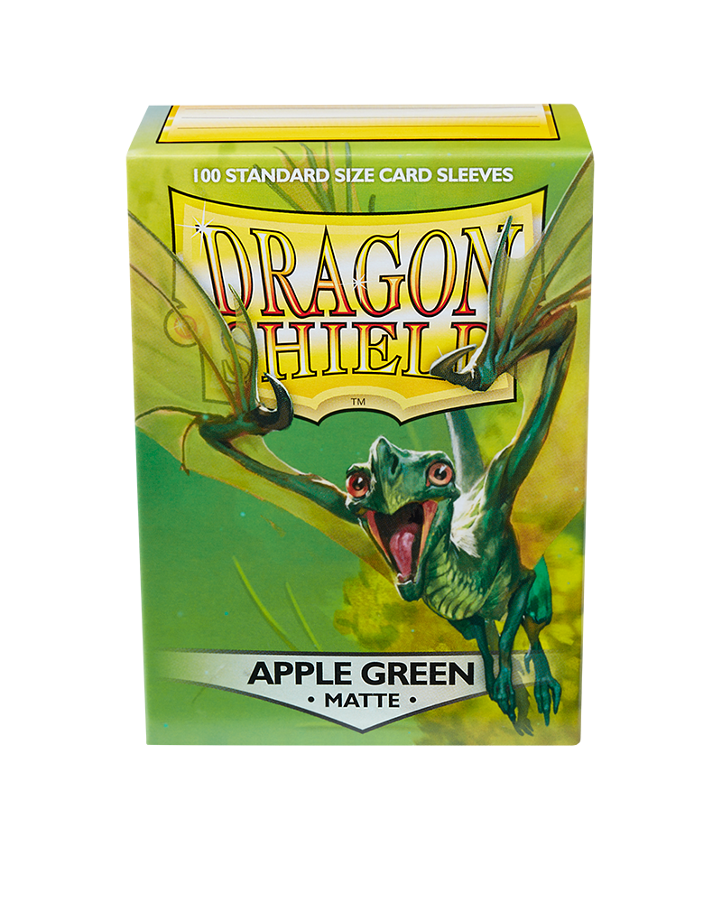 Bustine Protettive Dragon Shield - Apple Green - Matte Sleeves - Standard Size