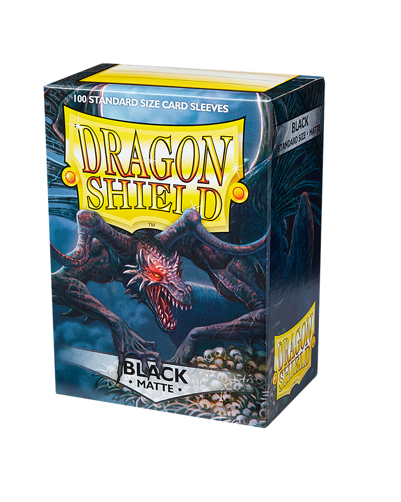 Bustine Protettive Dragon Shield - Black - Matte Sleeves - Standard Size