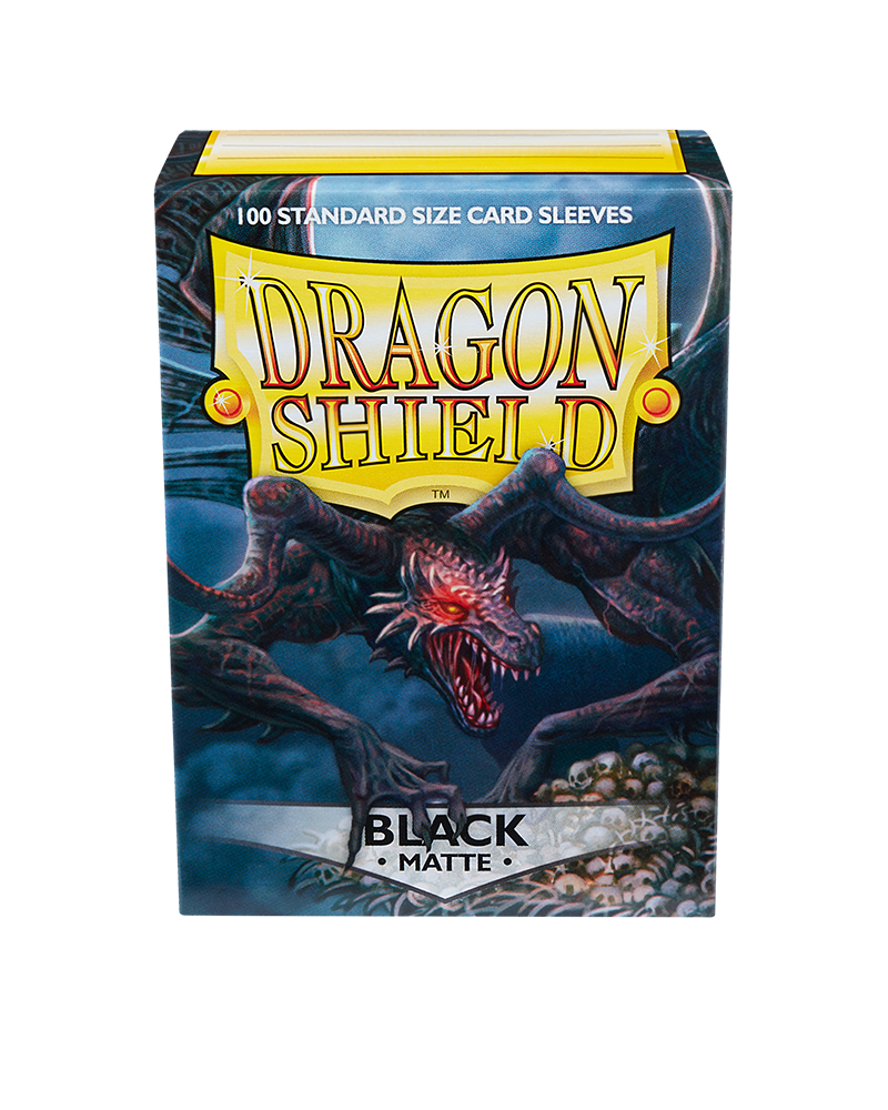 Bustine Protettive Dragon Shield - Black - Matte Sleeves - Standard Size