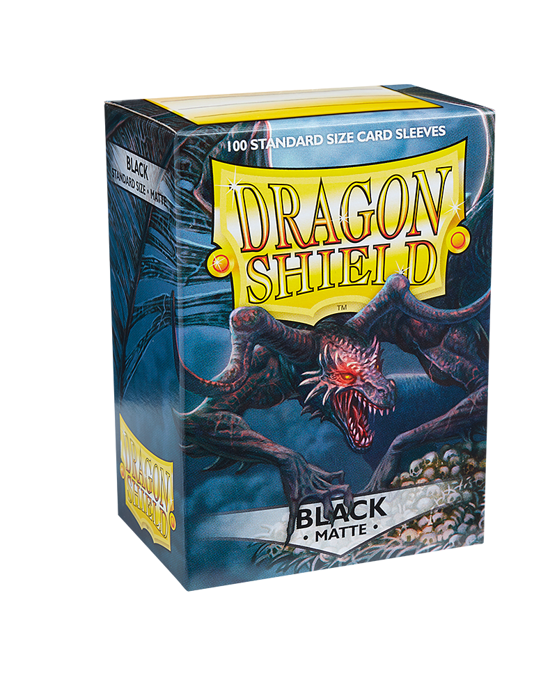 Bustine Protettive Dragon Shield - Black - Matte Sleeves - Standard Size