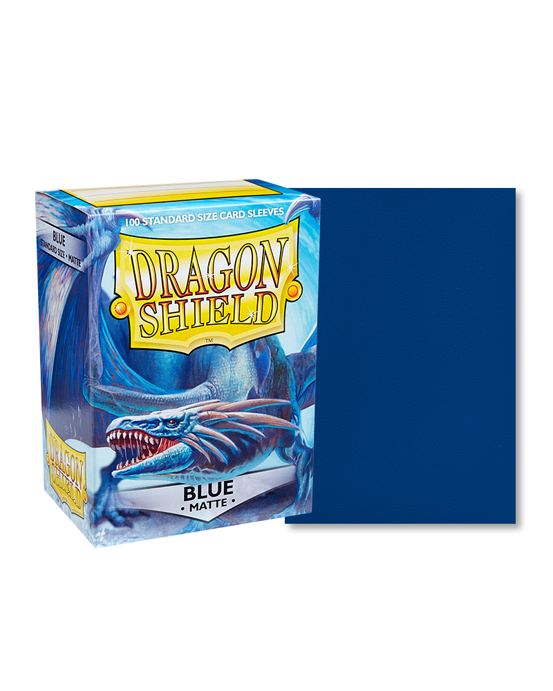 Bustine Protettive Dragon Shield - Blue - Matte Sleeves - Standard Size Immagine principale del prodotto