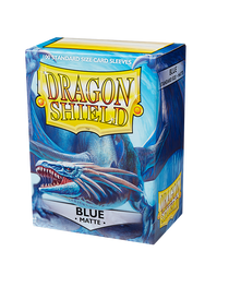 Bustine Protettive Dragon Shield - Blue - Matte Sleeves - Standard Size