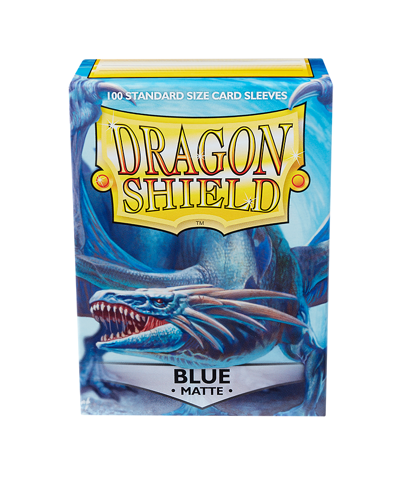 Bustine Protettive Dragon Shield - Blue - Matte Sleeves - Standard Size