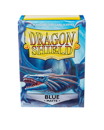 Bustine Protettive Dragon Shield - Blue - Matte Sleeves - Standard Size