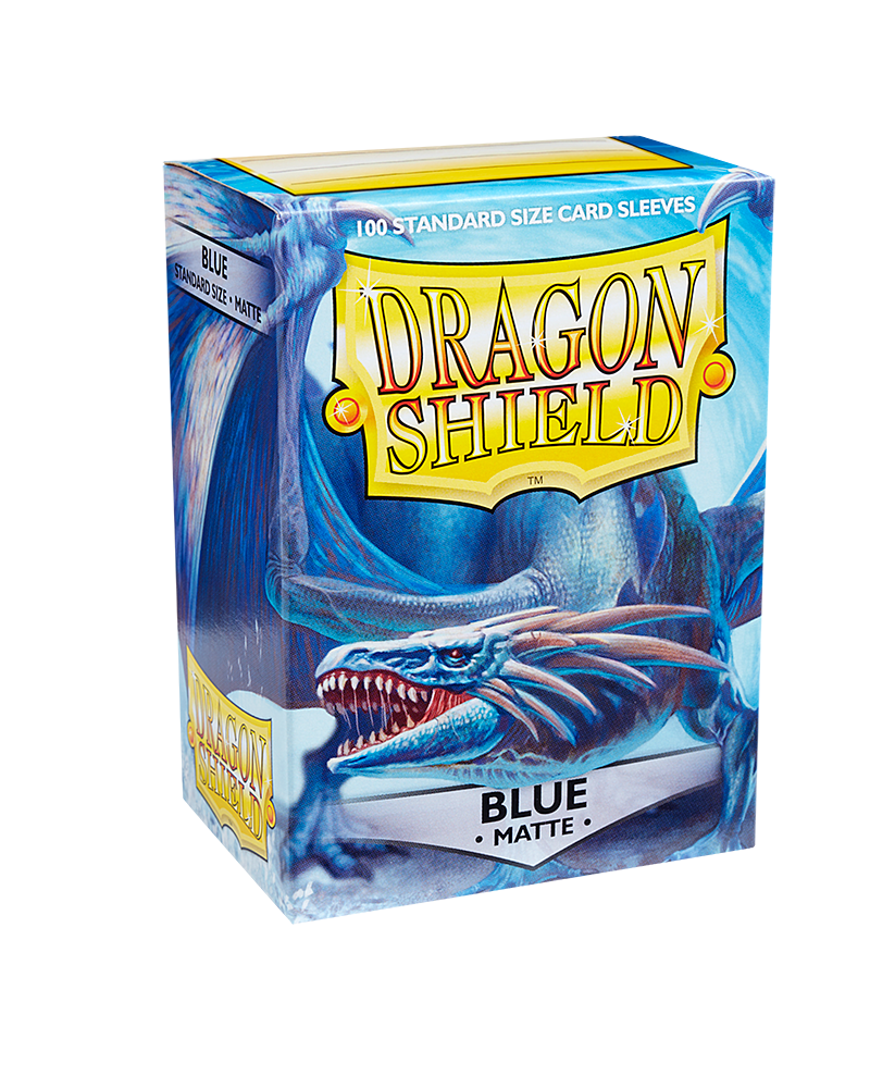Bustine Protettive Dragon Shield - Blue - Matte Sleeves - Standard Size