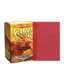 Bustine Protettive Dragon Shield - Clear Red - Matte Sleeves - Standard Size