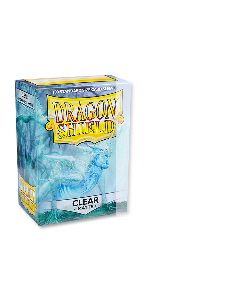 Bustine Protettive Dragon Shield - Clear - Matte Sleeves - Standard Size Immagine principale del prodotto