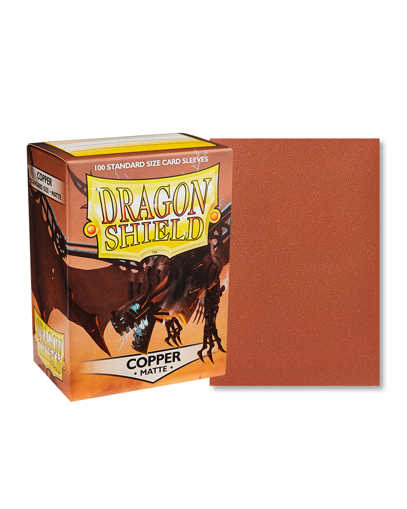 Bustine Protettive Dragon Shield - Copper - Matte Sleeves - Standard Size