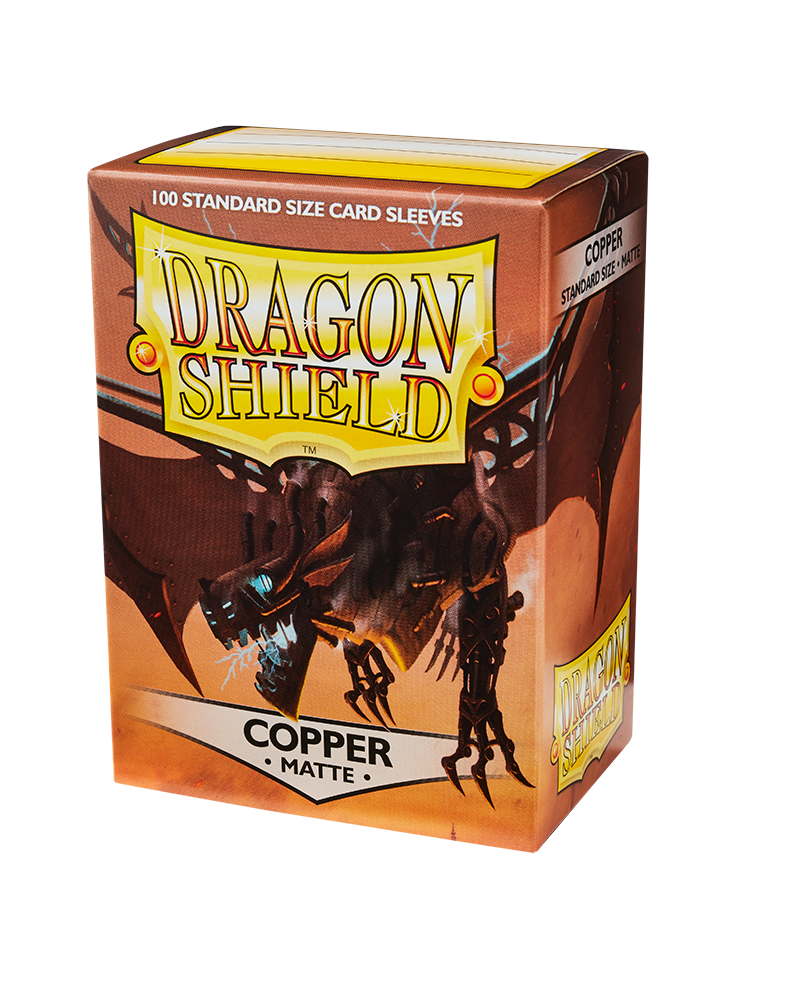 Bustine Protettive Dragon Shield - Copper - Matte Sleeves - Standard Size