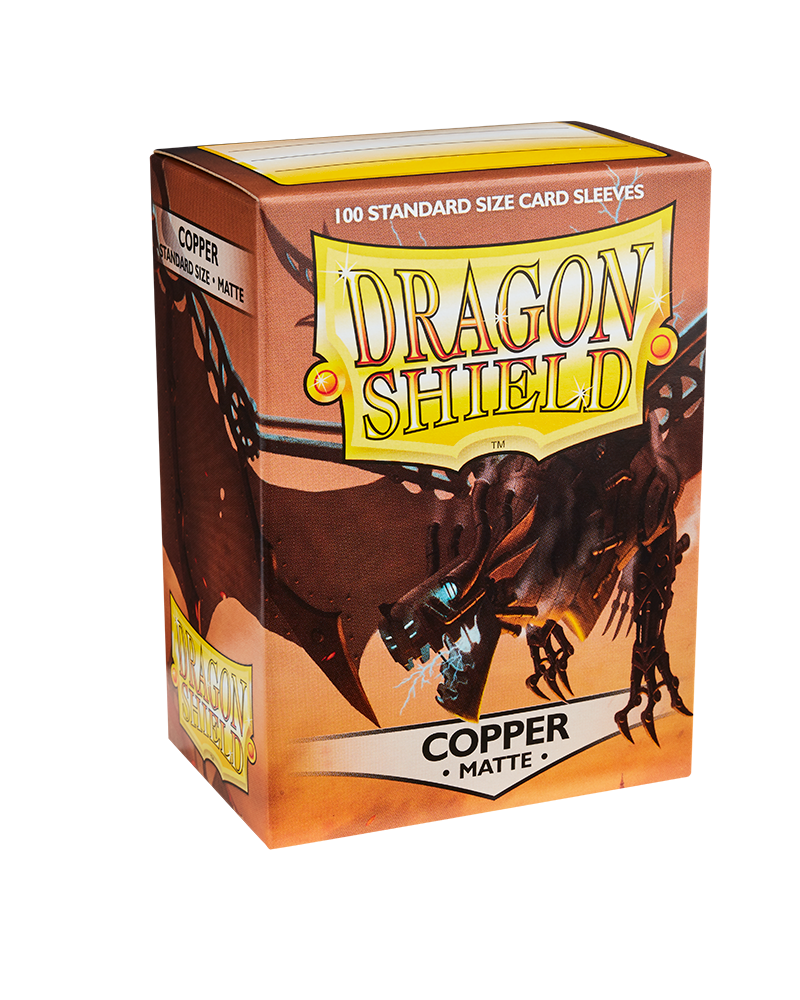 Bustine Protettive Dragon Shield - Copper - Matte Sleeves - Standard Size