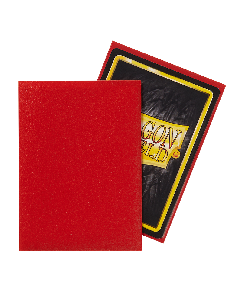 Bustine Protettive Dragon Shield - Crimson - Matte Sleeves - Standard Size
