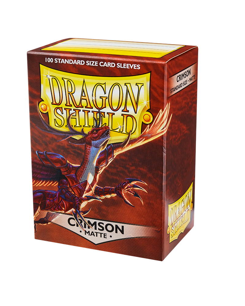 Bustine Protettive Dragon Shield - Crimson - Matte Sleeves - Standard Size